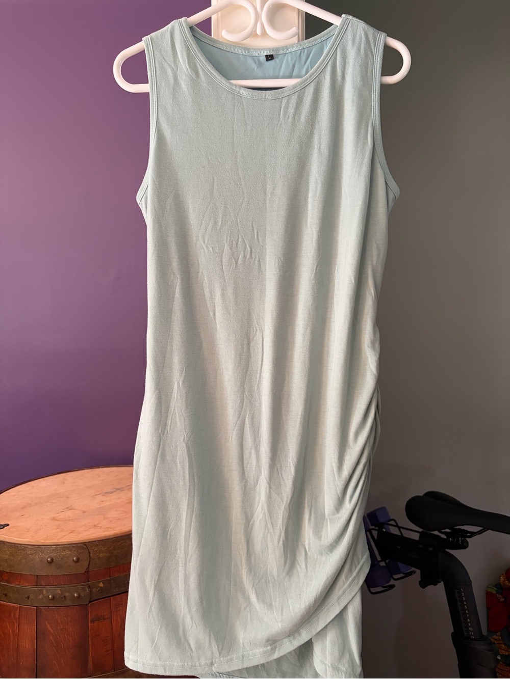 Sleeveless Light Mint Tank Dress
